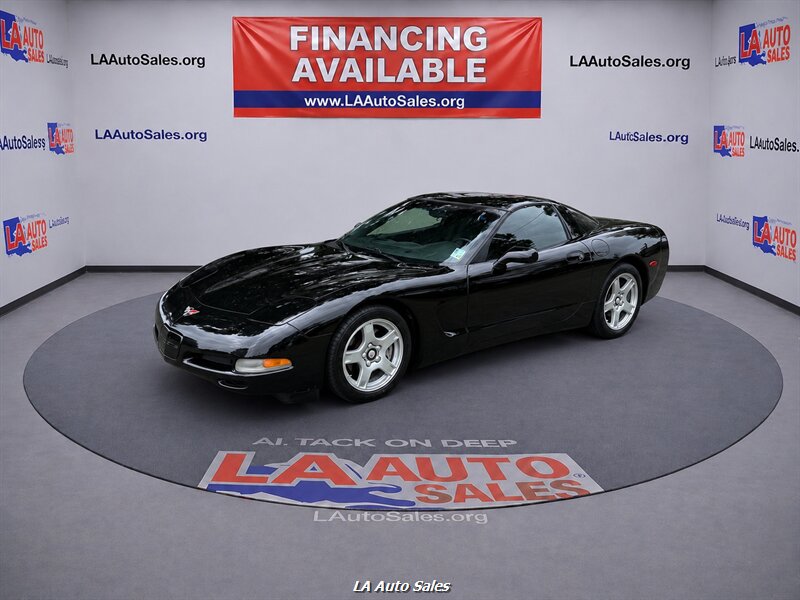 Black 1999 Chevrolet Corvette Hatchback RWD Coupe Rear-Wheel Drive Automatic