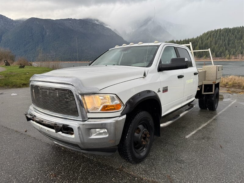 2012 RAM 3500 SLT 4x4 Crew Cab  Cummins Turbo Diesel Long Box Flat Deck