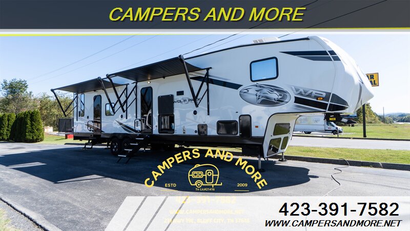 2023 FOREST RIVER ALPHA WOLF 345PACK14.5 Toy Hauler - Photo 1 - Bluff City, TN 37618