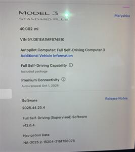2021 Tesla Model 3 Standard Range Plus Sedan