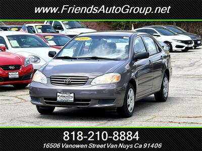 2003 Toyota Corolla CE Sedan
