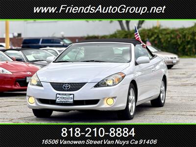 2006 Toyota Camry Solara SLE V6 Convertible