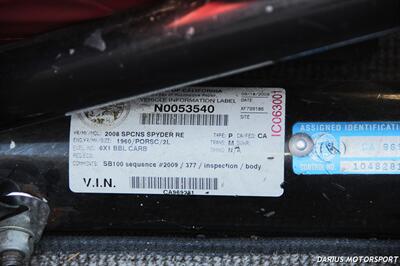 1955 Porsche 550A SPYDER REPLICA  *** 911-S ENGINE *** - Photo 37 - San Ramon, CA 94583