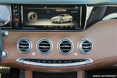 2015 Mercedes-Benz S 63 AMG  ***MSRP $192,415K***FRONT PPF***AMG CARBON CERAMIC BRAKING SYSTEM*** - Photo 65 - San Ramon, CA 94583