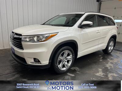 2015 Toyota Highlander Limited Platinum AWD   - Photo 1 - Saint Cloud, MN 56301