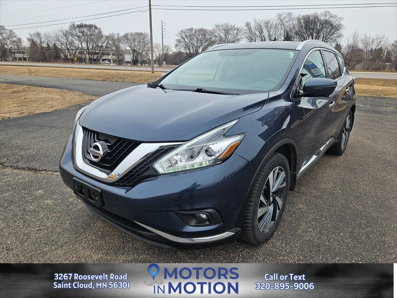 2017 Nissan Murano Platinum AWD w/Sunroof  