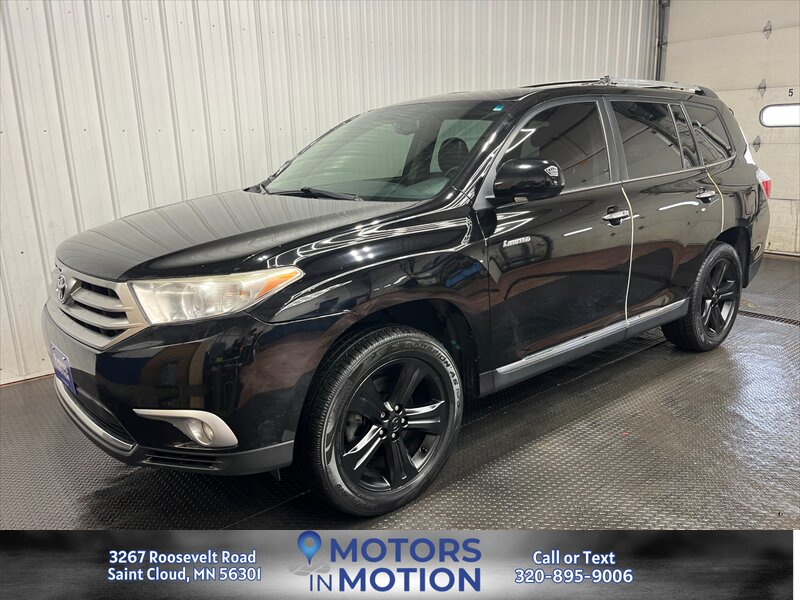 2013 Toyota Highlander Limited AWD V6 w/Sunroof  