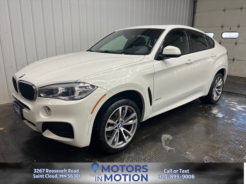 Mineral White Metallic 2018 BMW X6 SUV / Crossover All-Wheel Drive Automatic