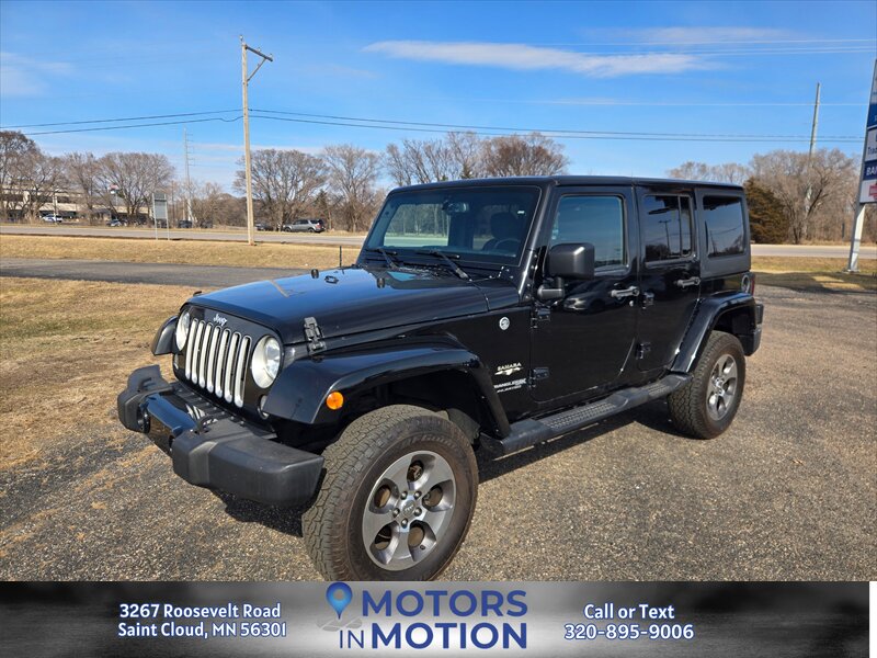 2018 Jeep Wrangler JK Unlimited Sahara 4x4  