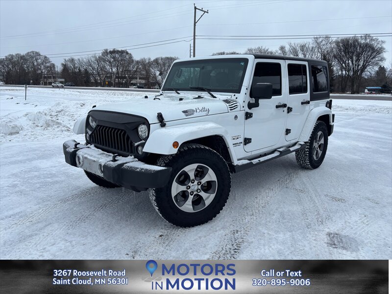 2017 Jeep Wrangler Unlimited Sahara 4x4  