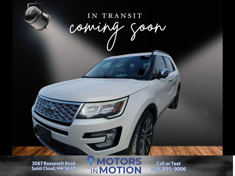 2016 Ford Explorer Platinum 4WD w/Sunroof  