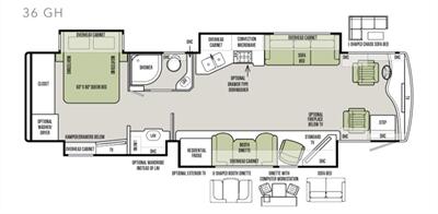 2016 Tiffin Phaeton 36GH