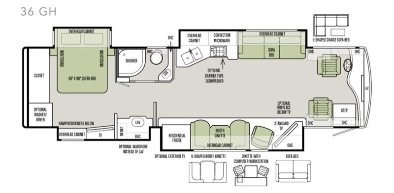 2016 Tiffin Phaeton 36GH