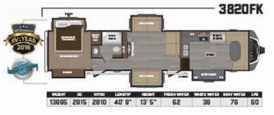 2017 Keystone Montana 3820FK 3820FK   - Photo 7 - Rillito, AZ 85654