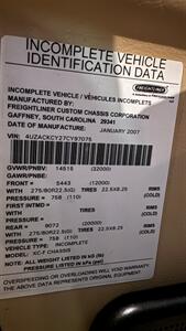 2007 Freightliner XCF Chassis   - Photo 55 - Rillito, AZ 85654