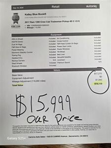 2017 RAM 1500 Truck ** Diesel ** Super clean  2WD   - Photo 38 - Roseville, CA 95678