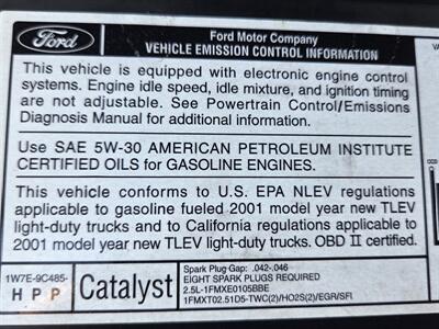 2001 Ford Ranger XL - 4 CYLINDER- 5 SPEED - 1 OWNER - Photo 23 - Roseville, CA 95678