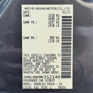 2021 Nissan Altima 2.5 SV   - Photo 41 - Salt Lake City, UT 84115