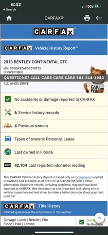 2013 Bentley Continental GT   - Photo 16 - West Palm Beach, FL 33411