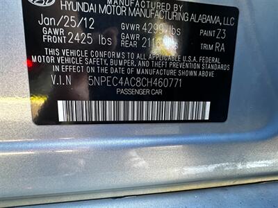 2012 Hyundai Sonata Limited   - Photo 41 - Valley Village, CA 91607