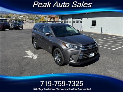 2017 Toyota Highlander Hybrid Limited Platinum SUV