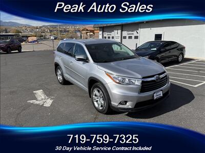 2014 Toyota Highlander Limited Platinum SUV