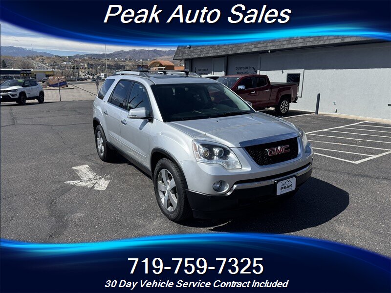 Quicksilver Metallic 2012 GMC Acadia SLT-1 AWD SUV / Crossover All-Wheel Drive 6-Speed Automatic