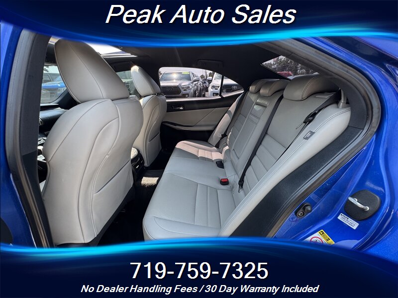 2016 Lexus IS 300 F-SPORT   - Photo 28 - Colorado Springs, CO 80907