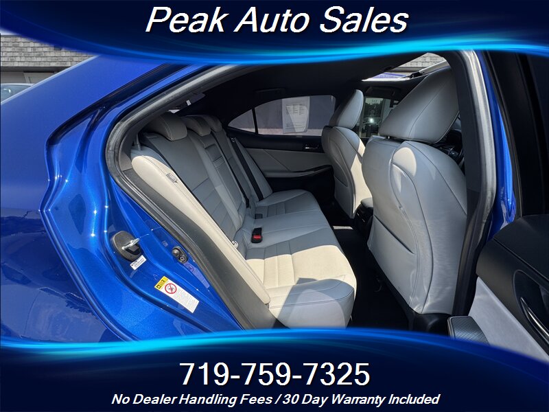 2016 Lexus IS 300 F-SPORT   - Photo 32 - Colorado Springs, CO 80907