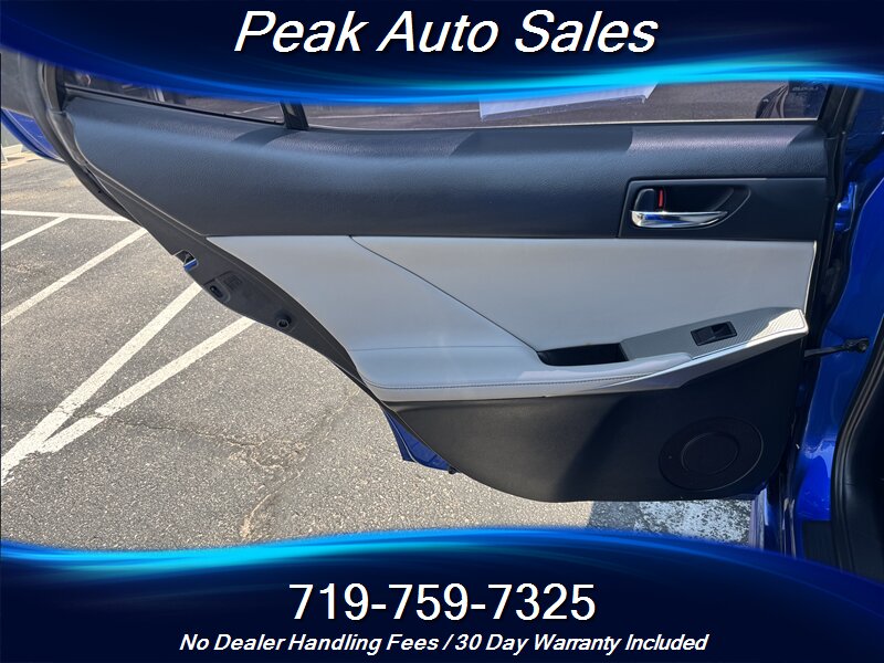 2016 Lexus IS 300 F-SPORT   - Photo 27 - Colorado Springs, CO 80907