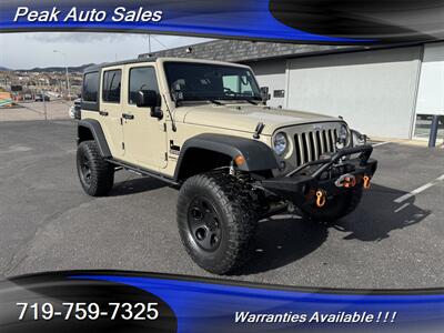 2018 Jeep Wrangler JK Unlimited Sport S   - Photo 1 - Colorado Springs, CO 80907