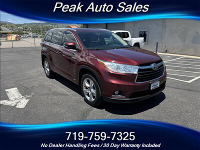 2016 Toyota Highlander Hybrid Limited SUV