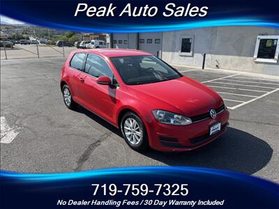 2016 Volkswagen Golf TSI S Hatchback