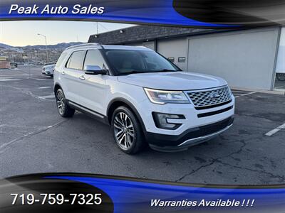 2017 Ford Explorer Platinum   - Photo 1 - Colorado Springs, CO 80907