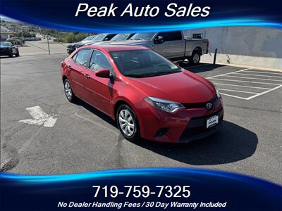 2014 Toyota Corolla LE Sedan
