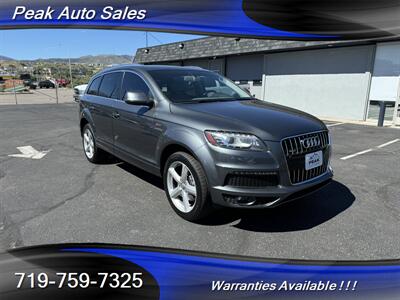 2014 Audi Q7 3.0T quattro S line Prestige   - Photo 1 - Colorado Springs, CO 80907