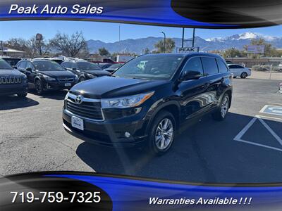 2014 Toyota Highlander XLE   - Photo 3 - Colorado Springs, CO 80907