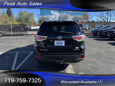 2014 Toyota Highlander XLE   - Photo 6 - Colorado Springs, CO 80907