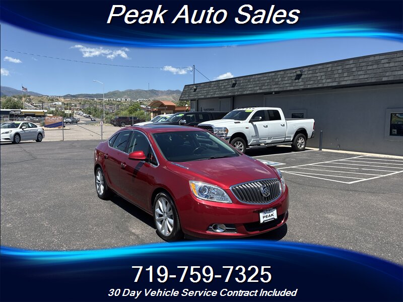 Crystal Red Tintcoat 2015 Buick Verano Leather FWD Sedan Front-Wheel Drive Automatic