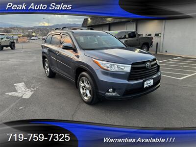 2016 Toyota Highlander Limited   - Photo 1 - Colorado Springs, CO 80907