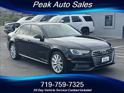 2018 Audi A4 2.0T quattro Premium Sedan