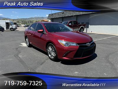 2016 Toyota Camry SE   - Photo 1 - Colorado Springs, CO 80907