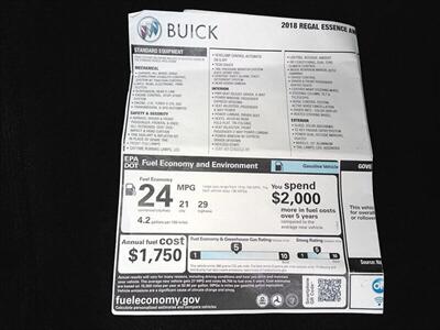 2018 Buick Regal Sportback Essence   - Photo 38 - Greensburg, IN 47240-9353