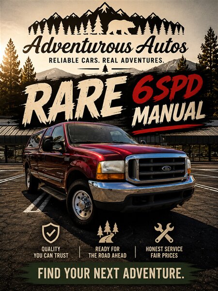2000 Ford F-250 Super Duty XLT  7.3L 6spd Manual