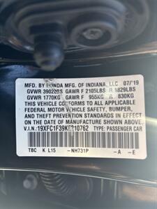 2019 Honda Civic EX   - Photo 14 - Riverside, CA 92505
