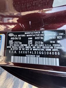 2016 Kia Optima LX   - Photo 14 - Riverside, CA 92505