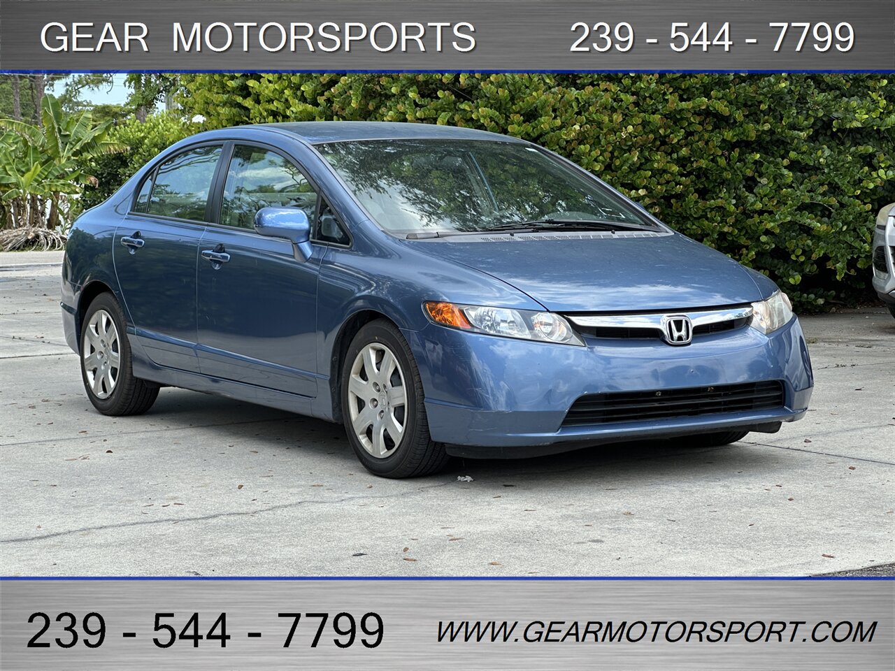 2007 Honda Civic LX JUST 51k MILES OWNE-OWNER, CLEAN CAR  SUPER LOW MILES - Photo 1 - Estero, FL 33928
