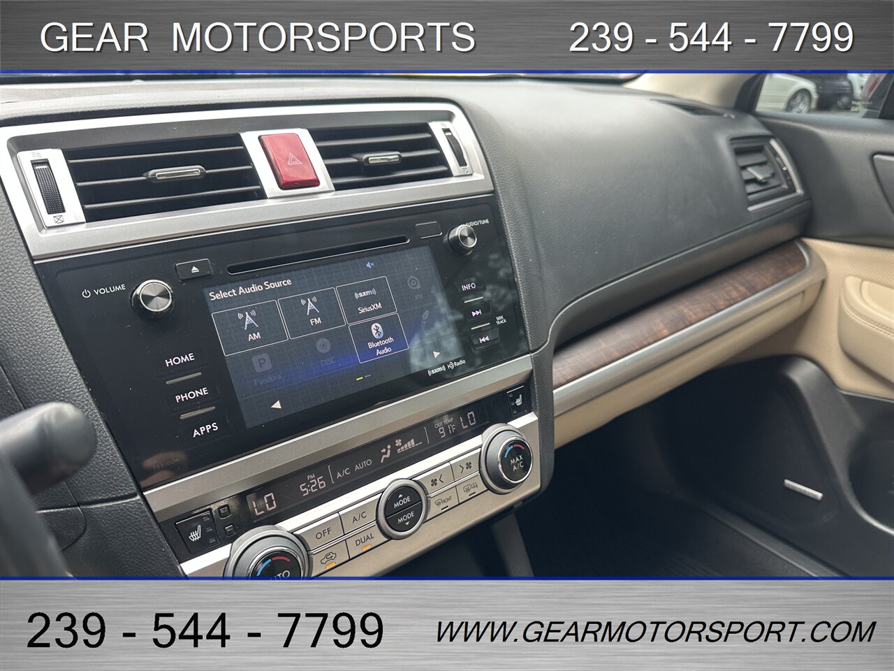 2017 Subaru Outback 2.5i Limited   - Photo 17 - Estero, FL 33928