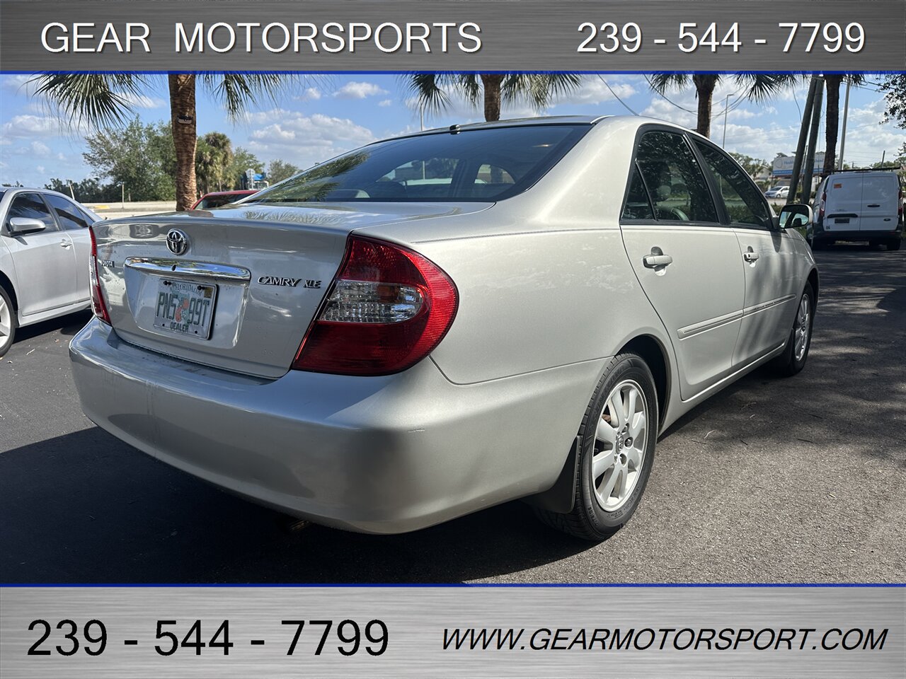 2003 Toyota Camry XLE 2.4L CLEAN CARFAX ONE-OWNER   - Photo 4 - Estero, FL 33928