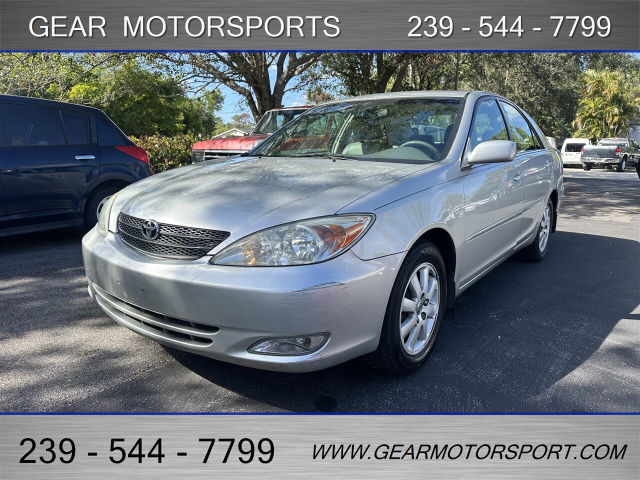 2003 Toyota Camry XLE 2.4L CLEAN CARFAX ONE-OWNER   - Photo 6 - Estero, FL 33928